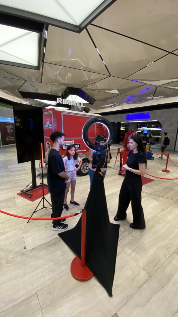 Ring Booth en un shopping